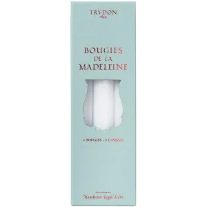 Madeleine Taper Candle White