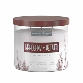 Mahogany & Vetiver 3-wick 14.75oz Jar Candle