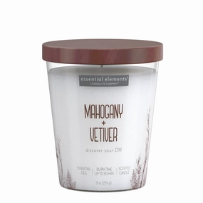 Mahogany & Vetiver 9oz Jar Candle
