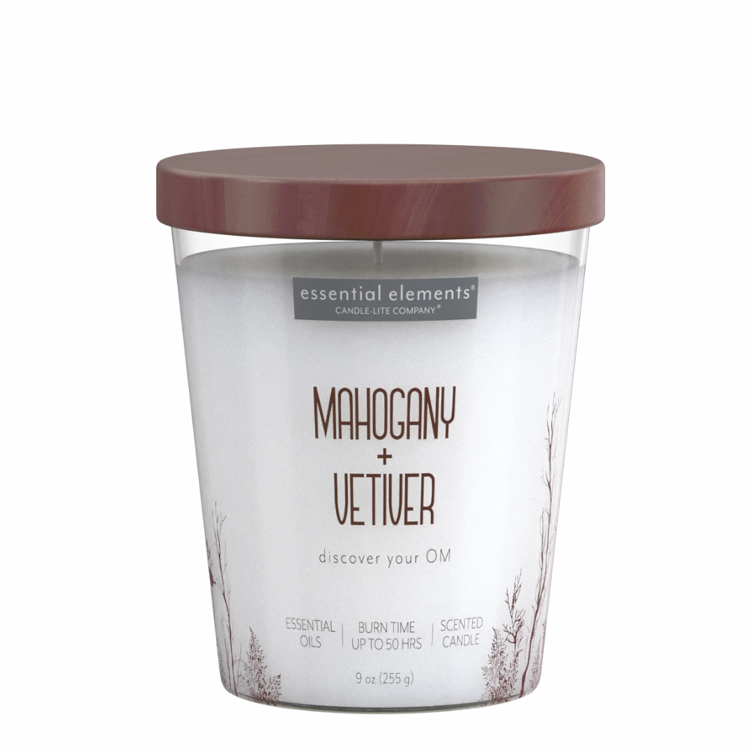 Mahogany & Vetiver 9oz Jar Candle