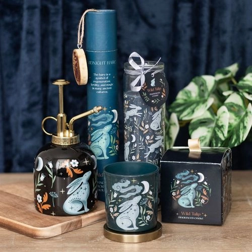 Midnight Hare Wild Tulip Tube Candle