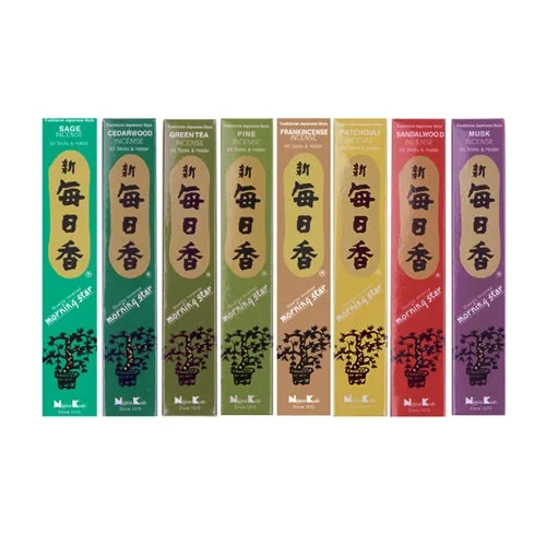 MORNING STAR - Assortment of Morning Star 8 fragrances (Woody & Herbal)