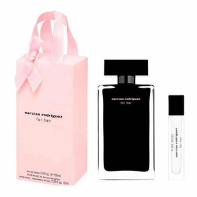 Narciso Rodriguez Edt For Women 100Ml   Pure Musc Edp 10ML Travel Set