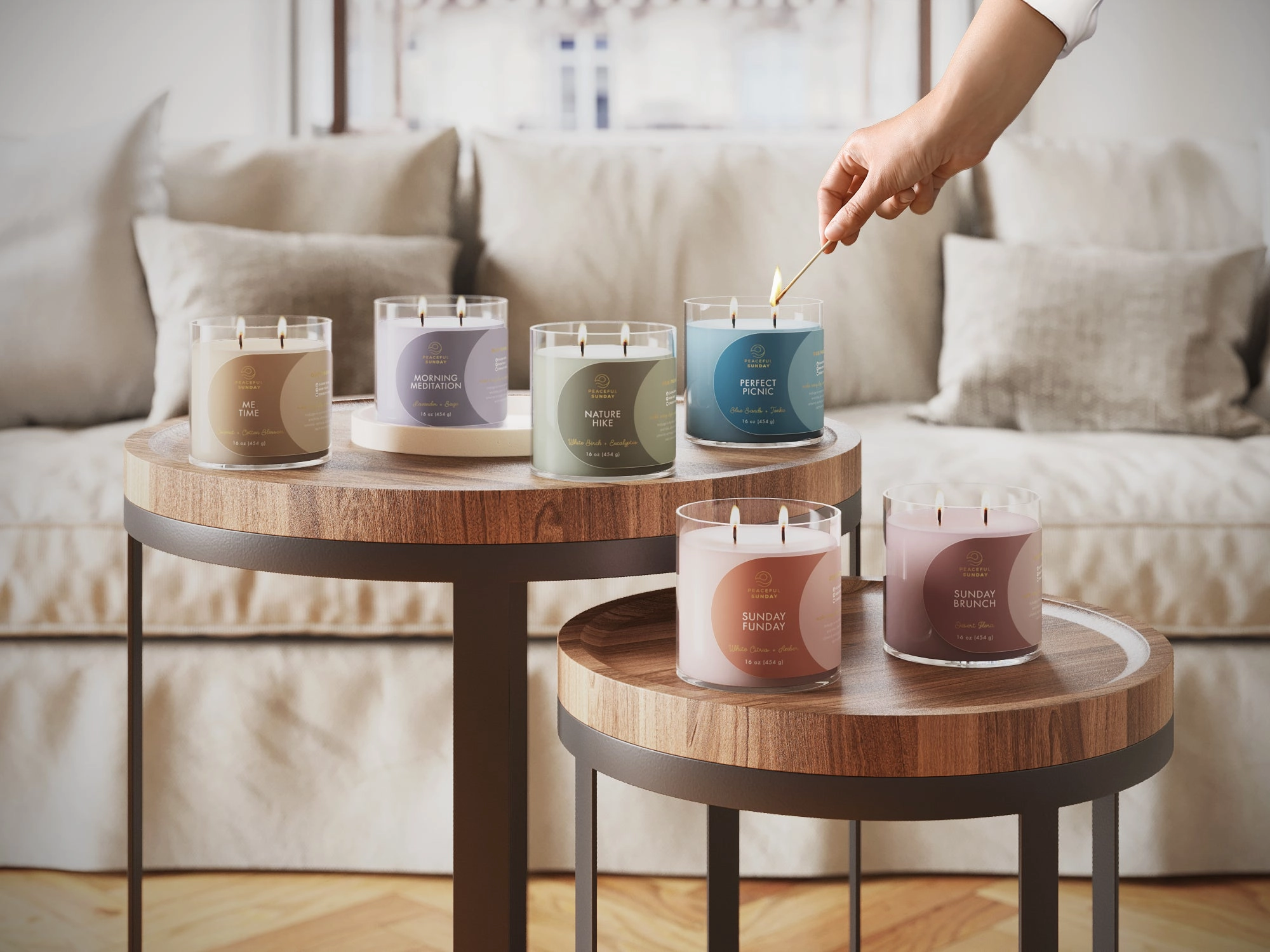 Nature Hike 2-wick 16oz Jar Candle