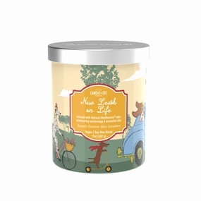 New Leash on Life 2-wick 17oz Jar Candle