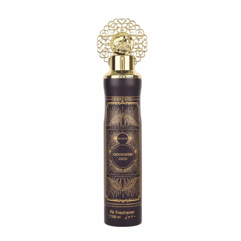 NUSUK nam? kvapas Goodness Oud Purple (NUSUK AIR FRESHNER GOODNESS OUD PURPLE AL 300 ML)