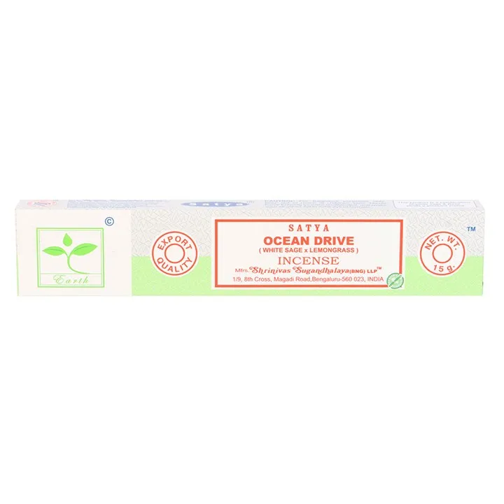 Ocean Drive Earth Incense by Satya