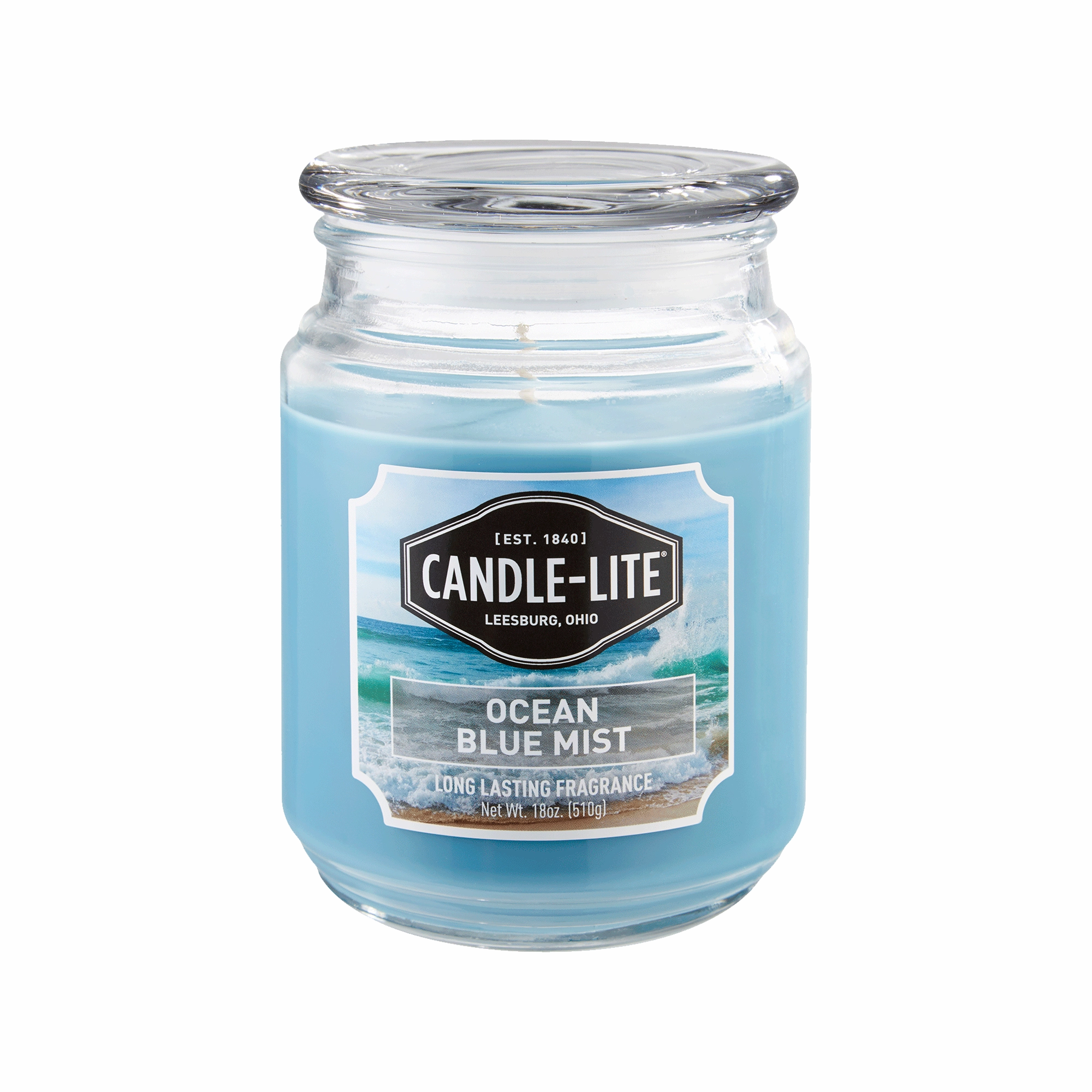 Ocean Blue Mist 18oz Jar Candle