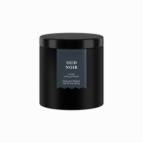 Oud Noir 9oz Black Tin Candle