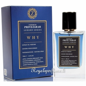 PENDORA SCENT Prive Zarah Luxury Series WHY parfumuotas vanduo vyrams 70ml