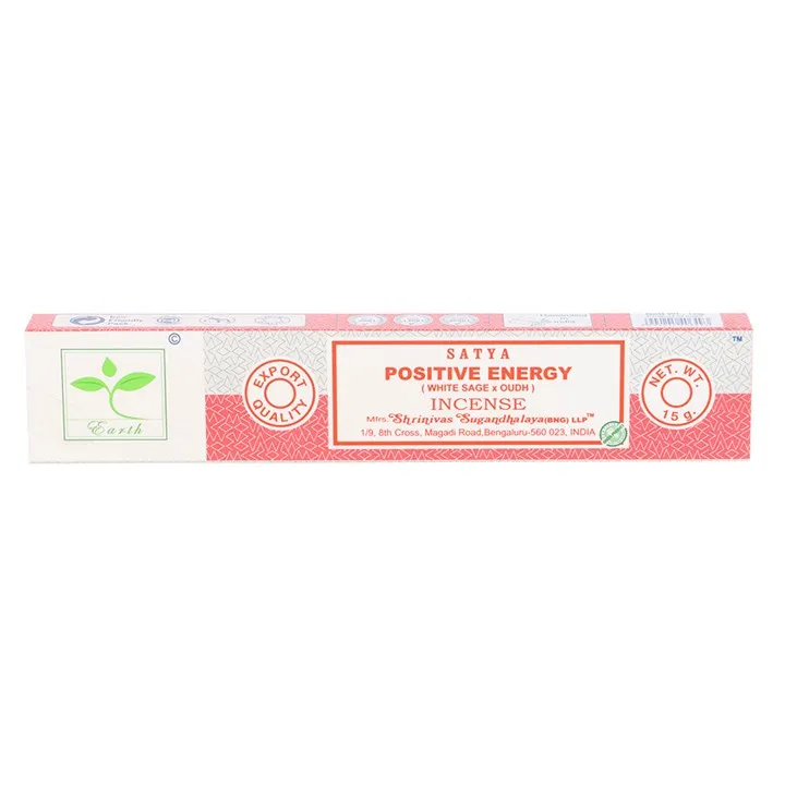 Positive Energy Earth Incense by Satya