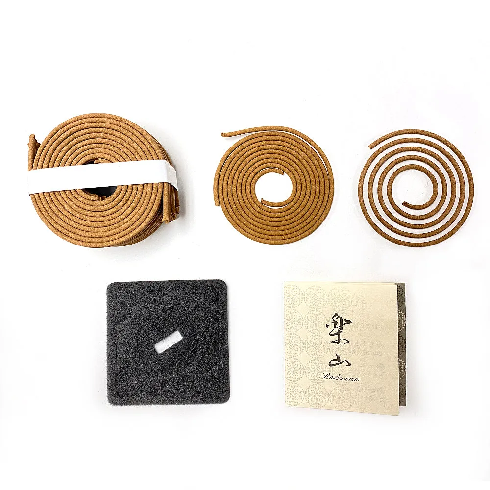 RAKUZAN - Rouzan Byakudan (Rouzan Sandalwood) 30 coils