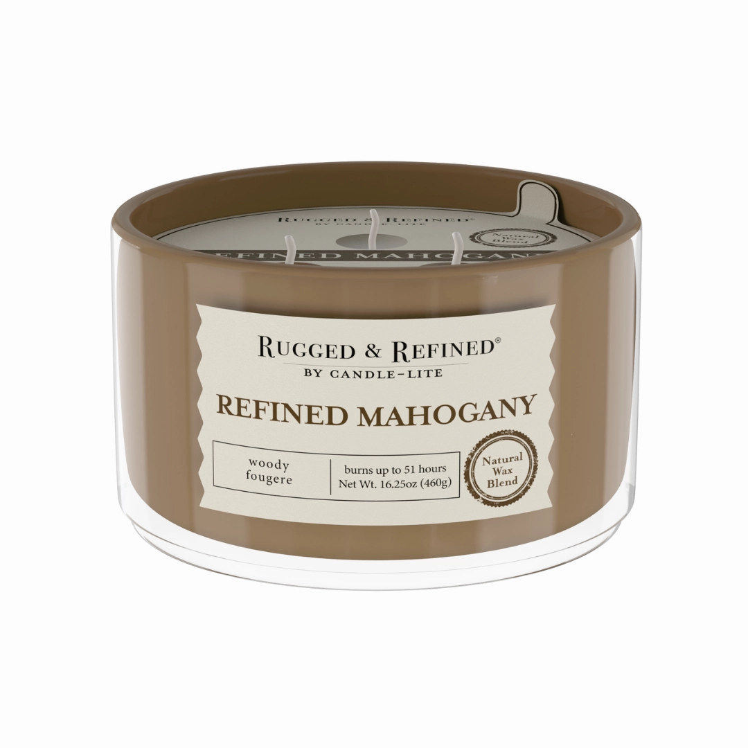 Refined Mahogany 3-wick 16.25oz Jar Candle