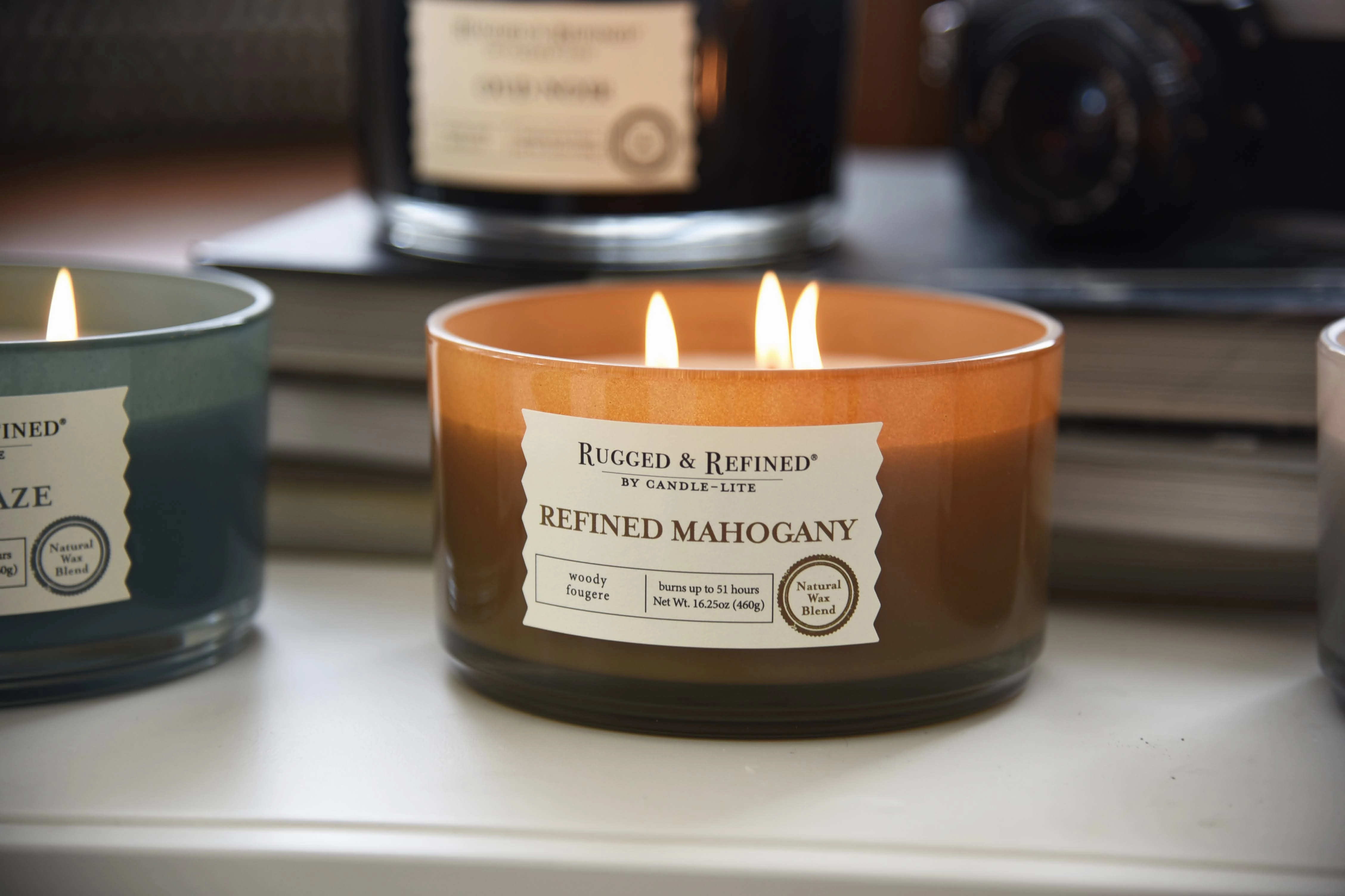 Refined Mahogany 3-wick 16.25oz Jar Candle