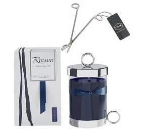 Rigaud Large Model Reine de La Nuit Candle and Wick Cutter Bundle (Two Piece Set)