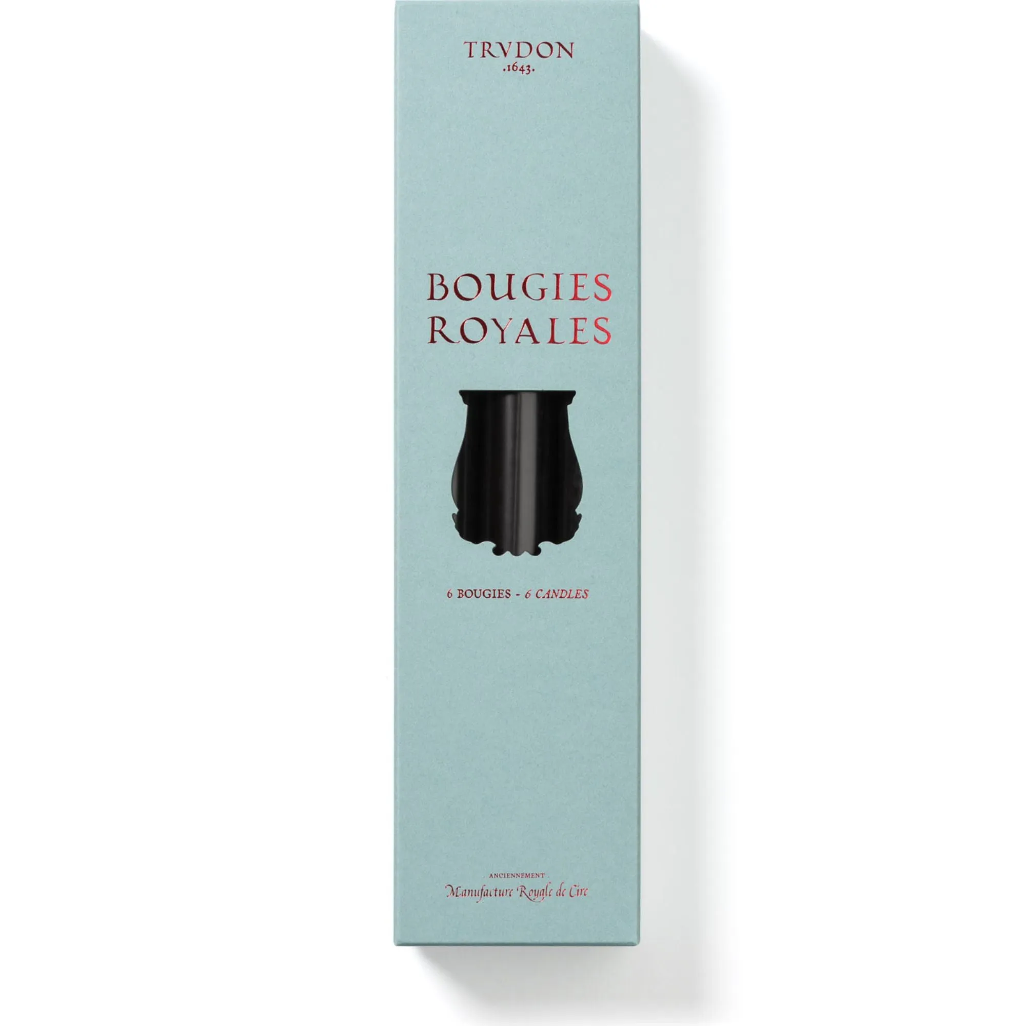 Royale Taper Candle Black