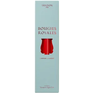 Royale Taper Candle Flame Red