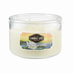 Saltwater Lotus 3-wick 10oz Jar Candle