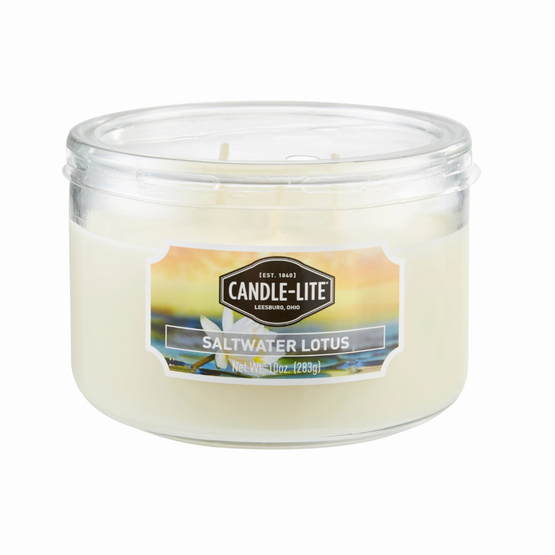 Saltwater Lotus 3-wick 10oz Jar Candle