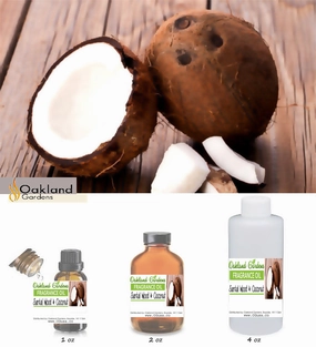 Santal Wood and Coconut (Warm & Relaxing, EOs infused)  Fragrance Oil
