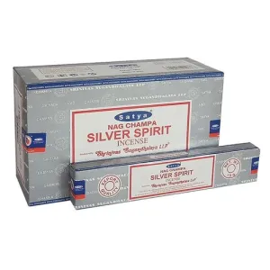 Silver Spirit Incense Sticks by Satya