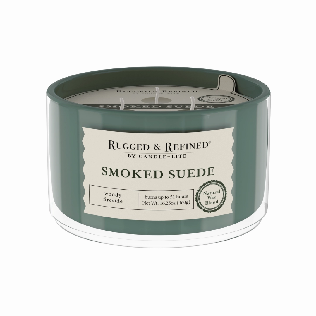 Smoked Suede 3-wick 16.25oz Jar Candle