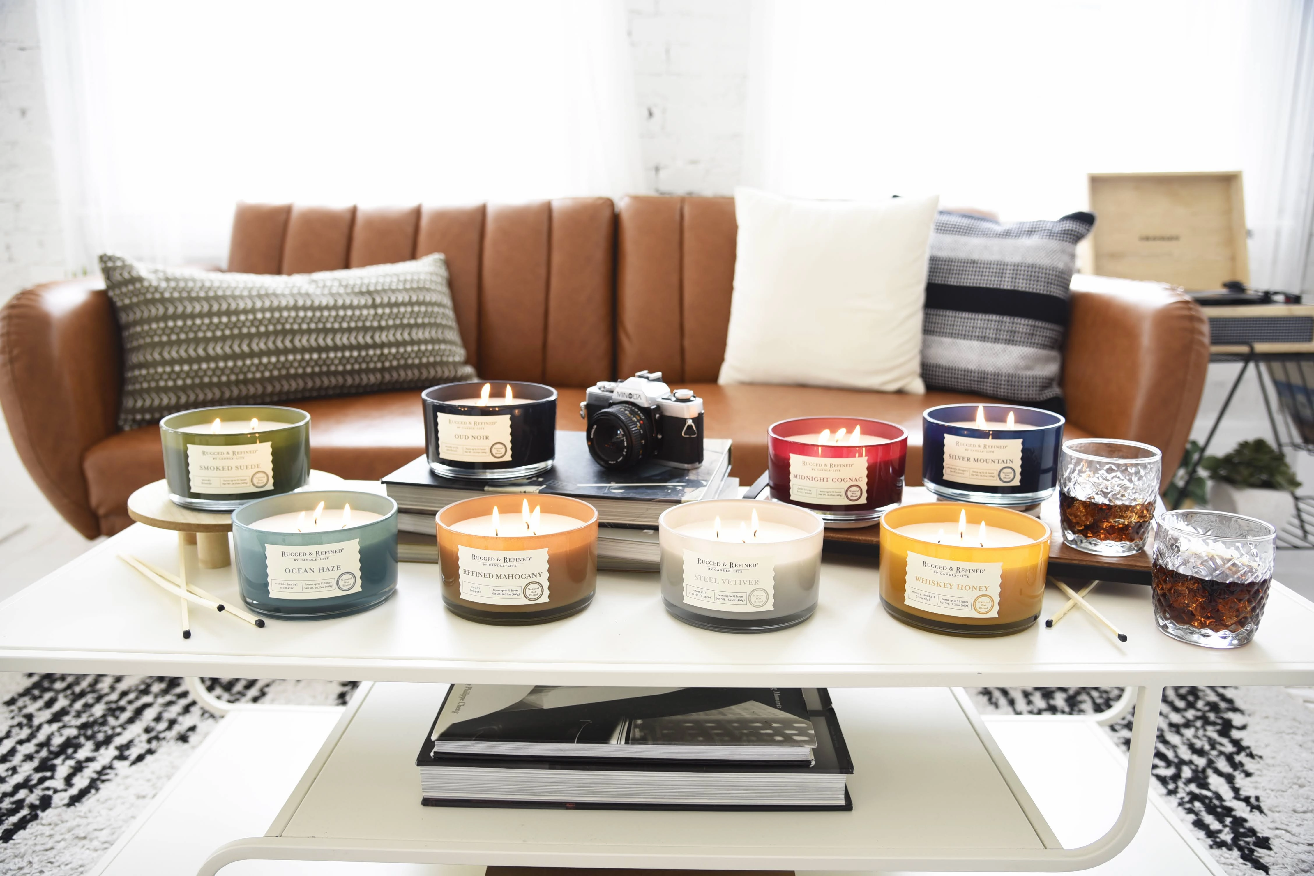 Smoked Suede 3-wick 16.25oz Jar Candle