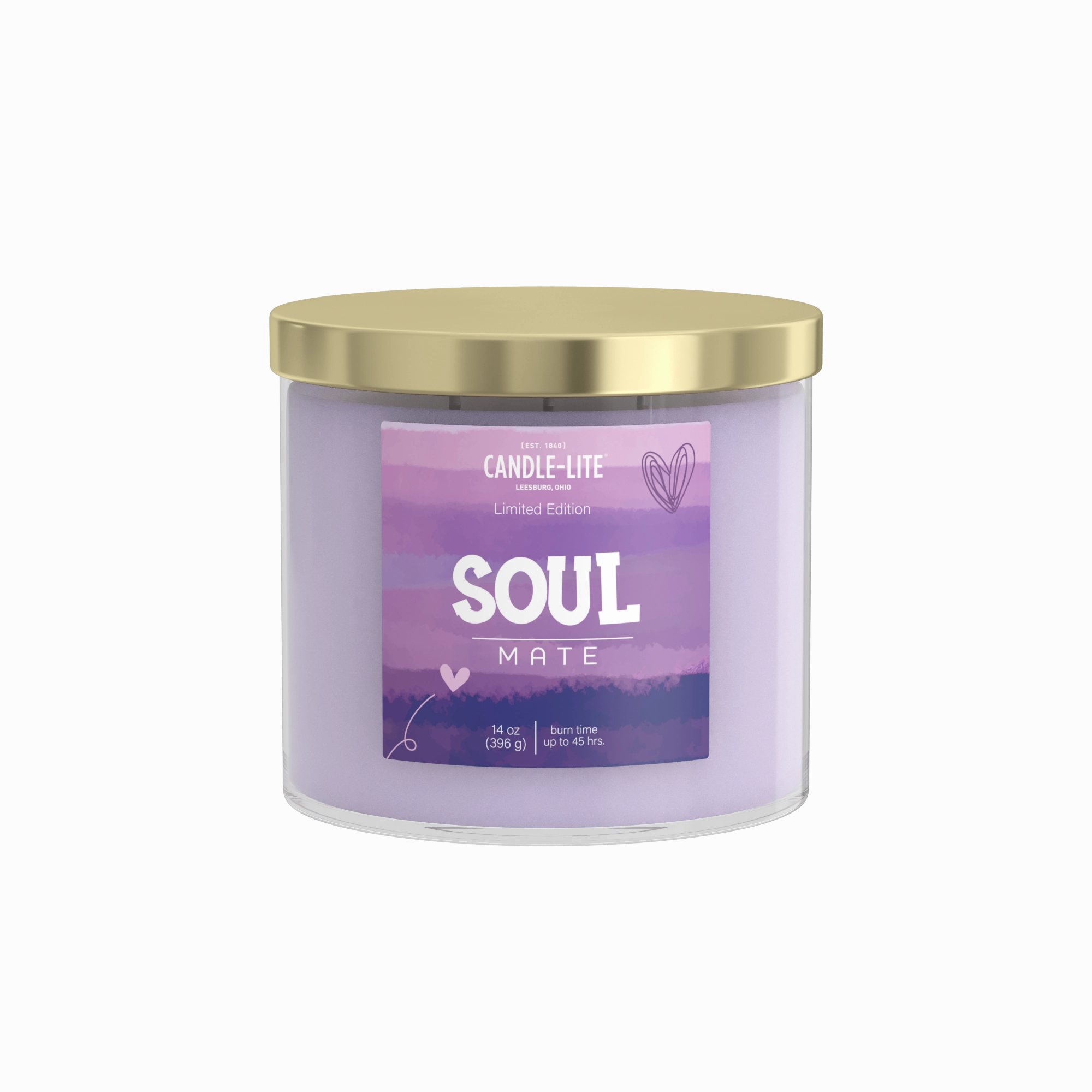 Soul Mate 3-wick 14oz Jar Candle