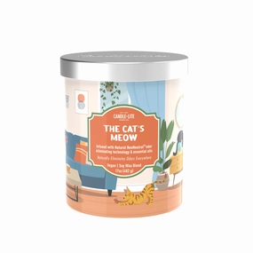 The Cat's Meow 2-wick 17oz Jar Candle