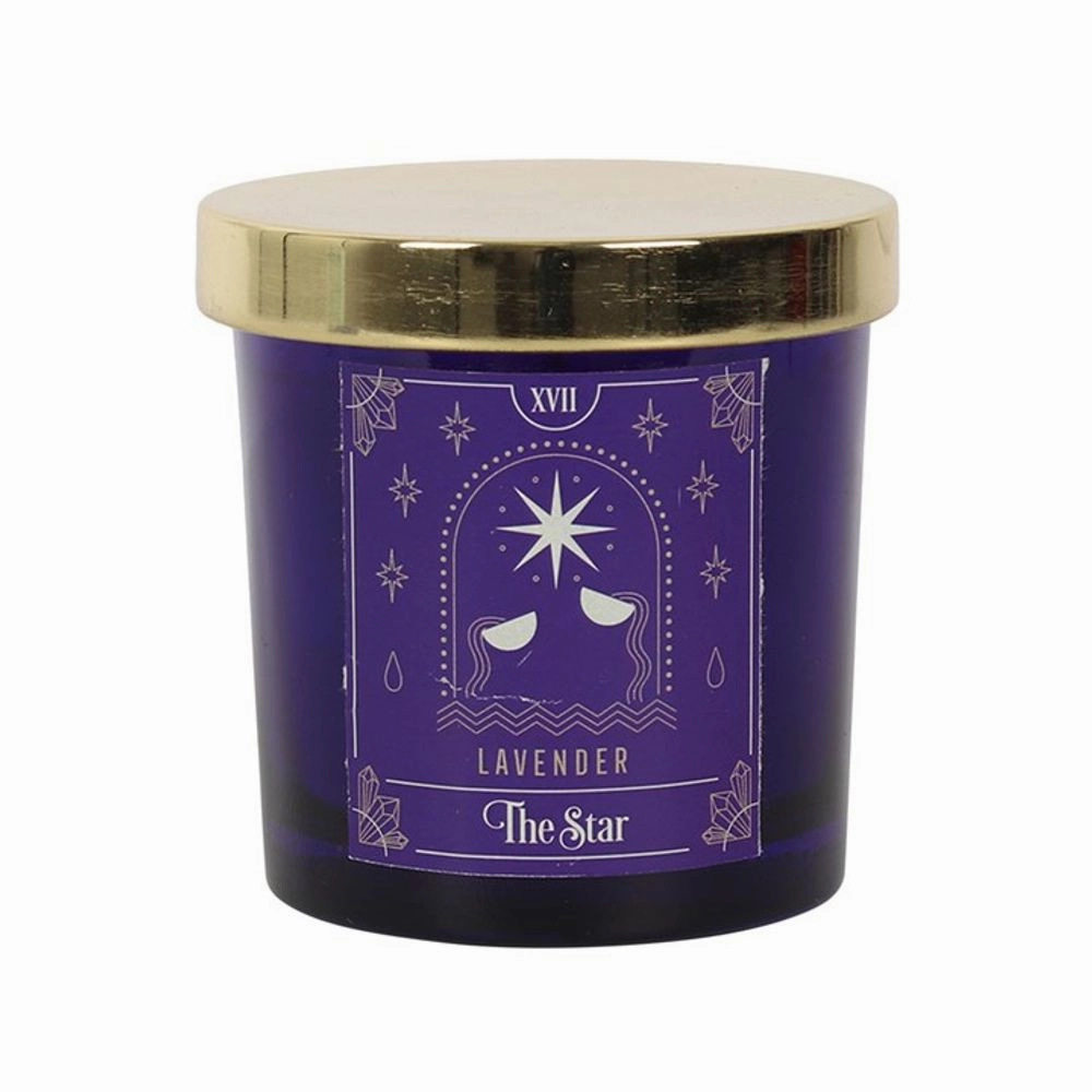 The Star Lavender Tarot Candle