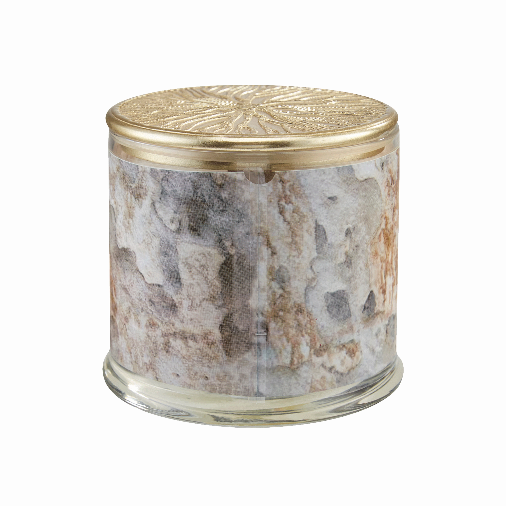 Tiare Amberwood Wooden-Wick 14oz Jar Candle