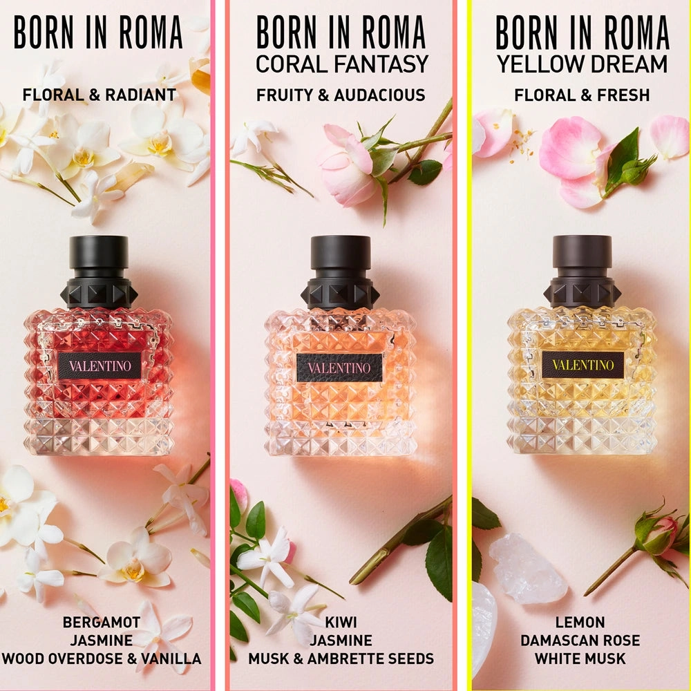 Valentino Donna Born In Roma Coral Fantasy 3.4 oz EDP for women