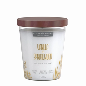 Vanilla & Sandalwood 9oz Jar Candle