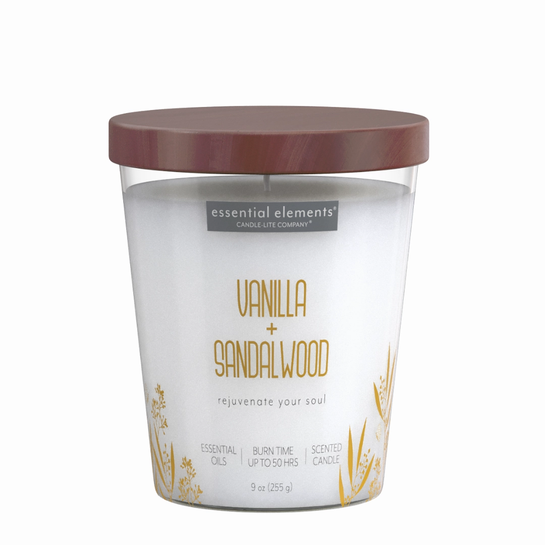 Vanilla & Sandalwood 9oz Jar Candle