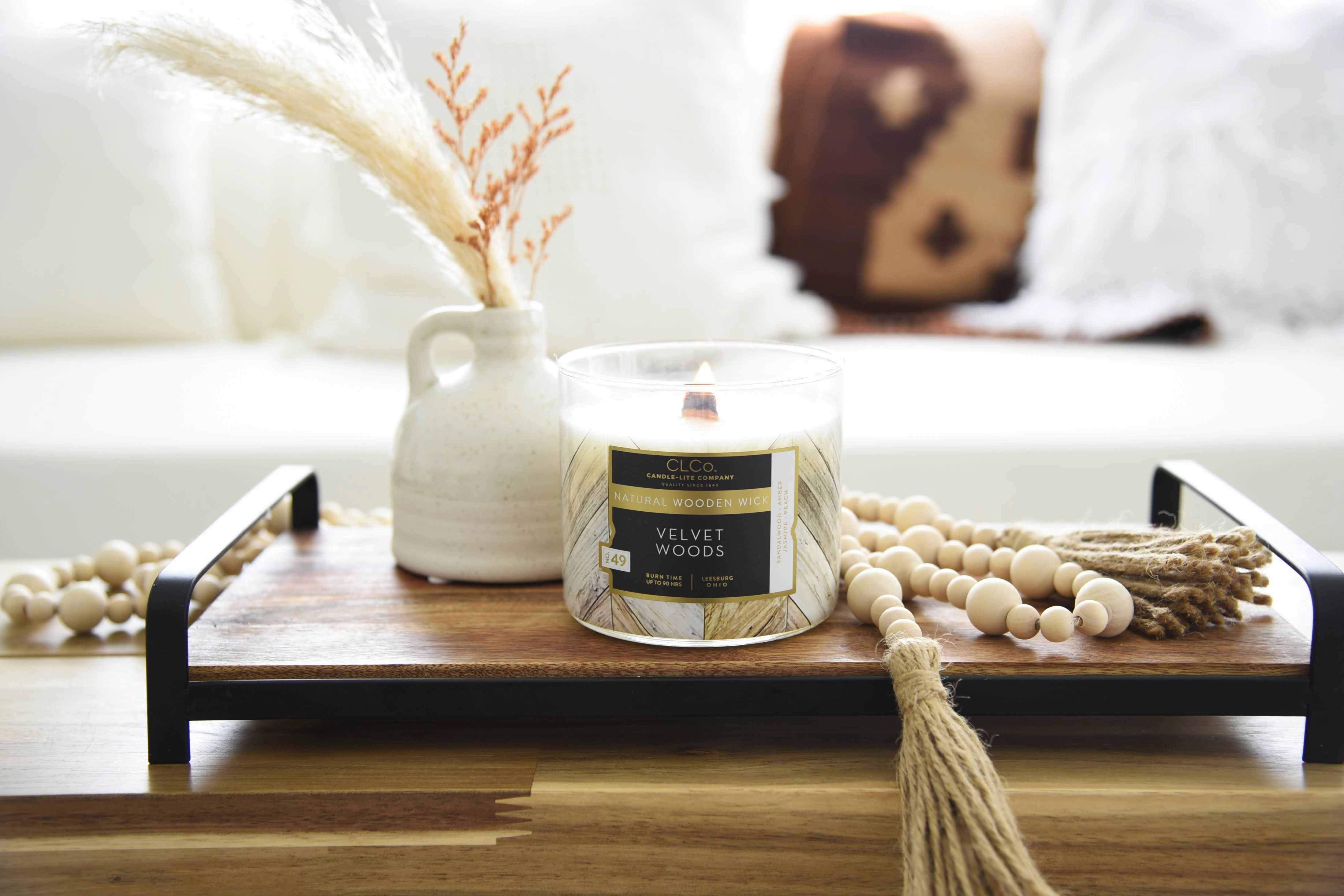 Velvet Woods Wooden-Wick 14oz Jar Candle
