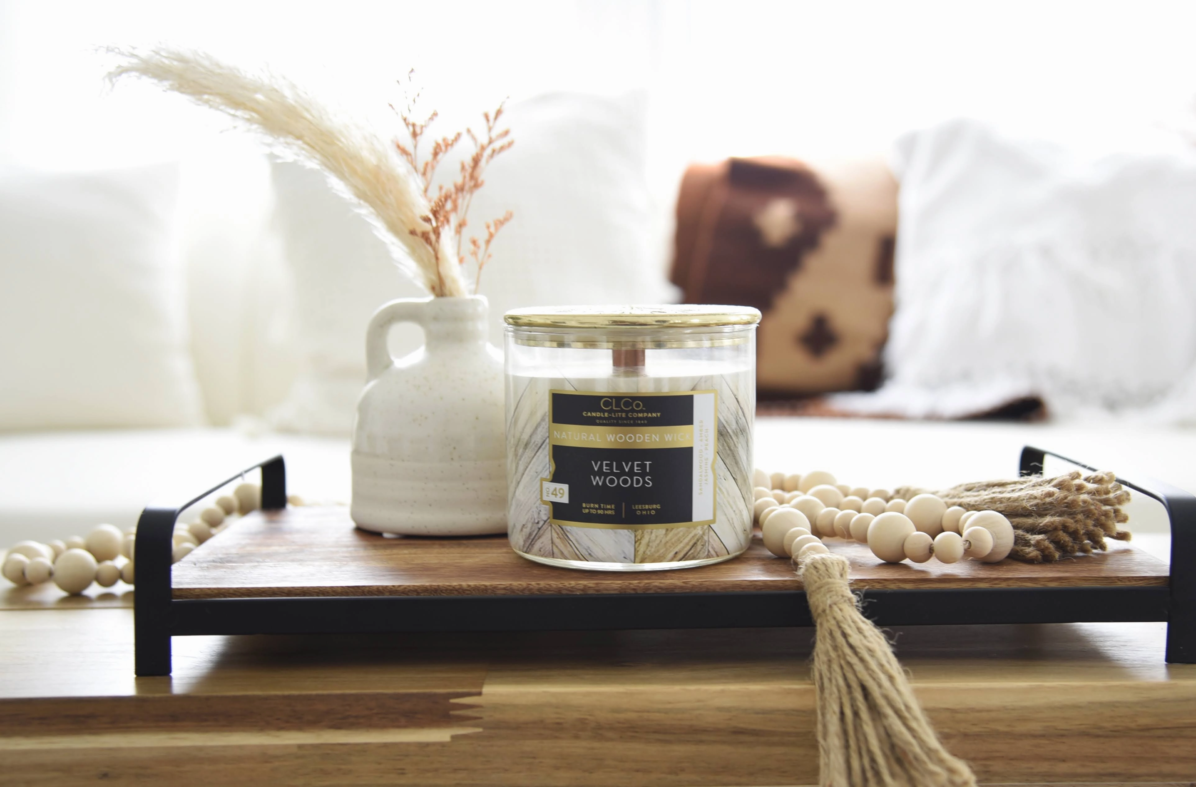 Velvet Woods Wooden-Wick 14oz Jar Candle