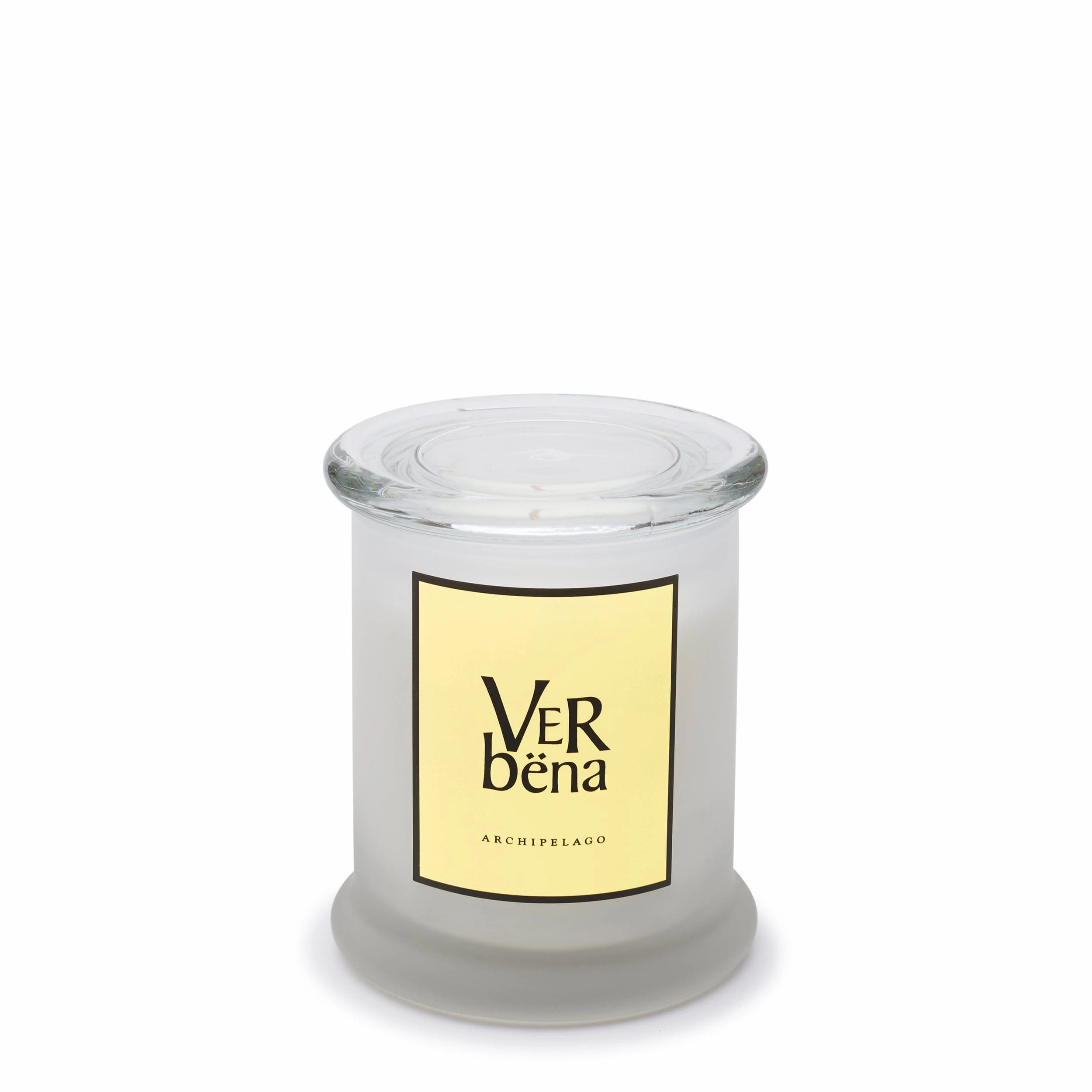 Verbena Frosted Jar Candle