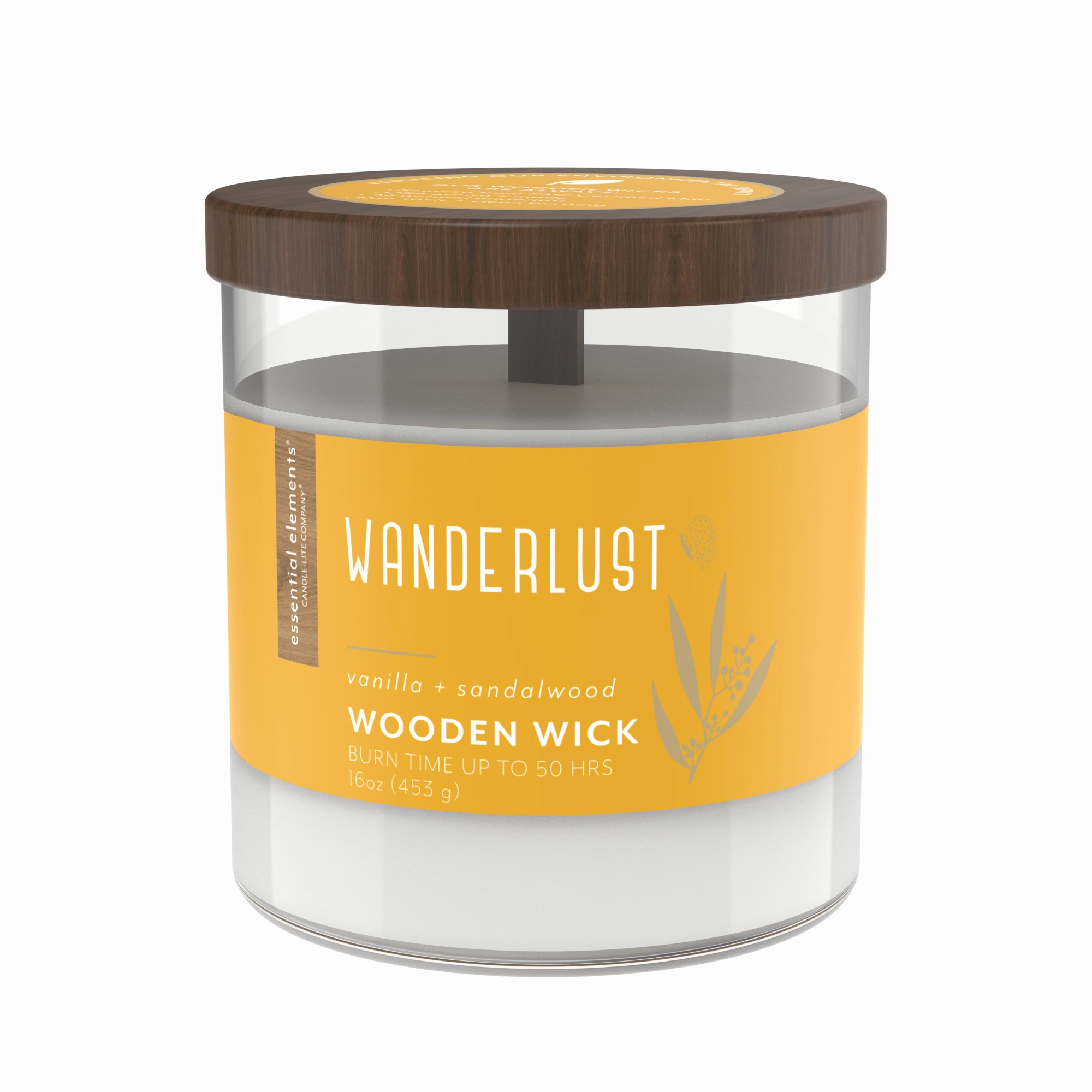 Wanderlust Wooden-Wick 16oz Jar Candle