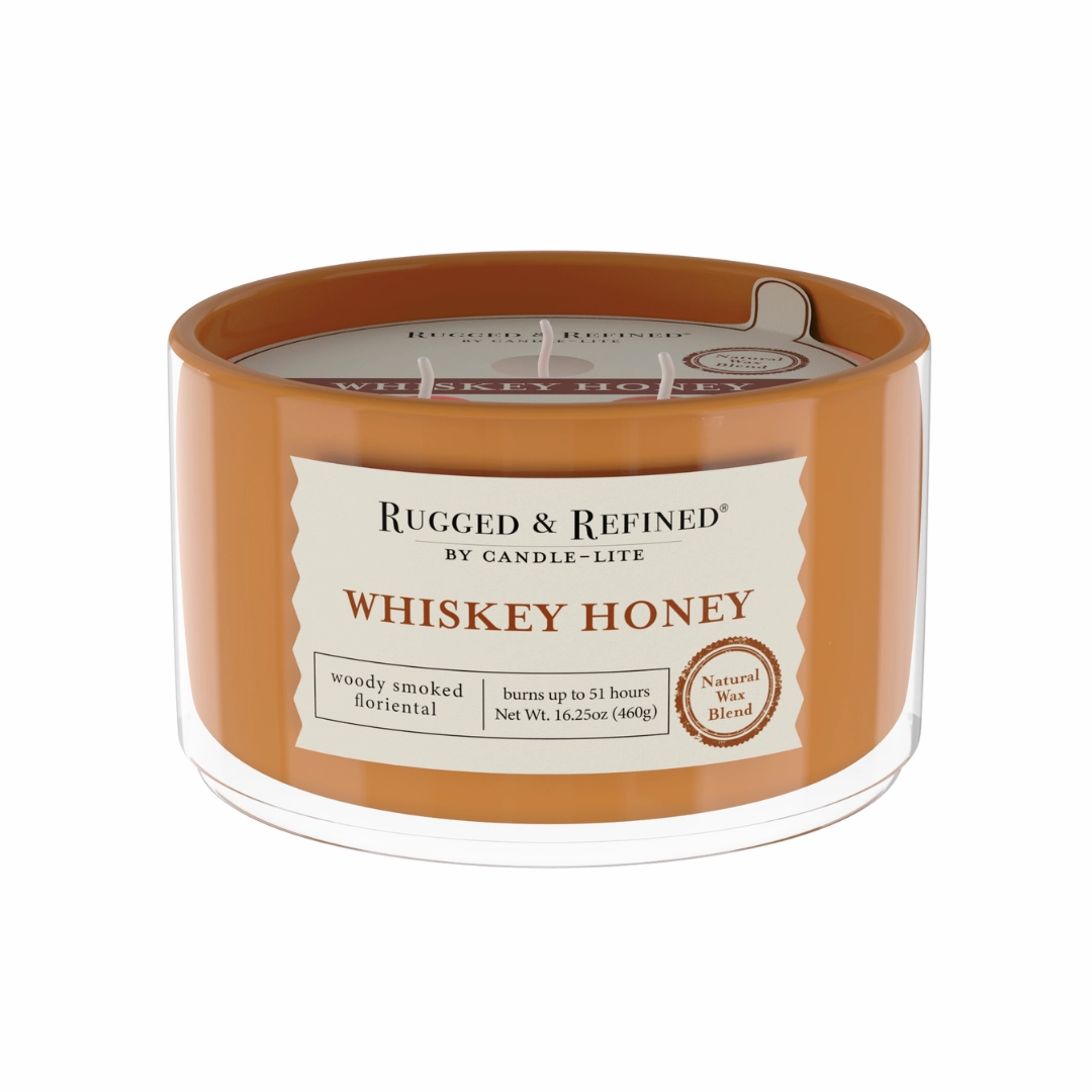 Whiskey Honey 3-wick 16.25oz Jar Candle
