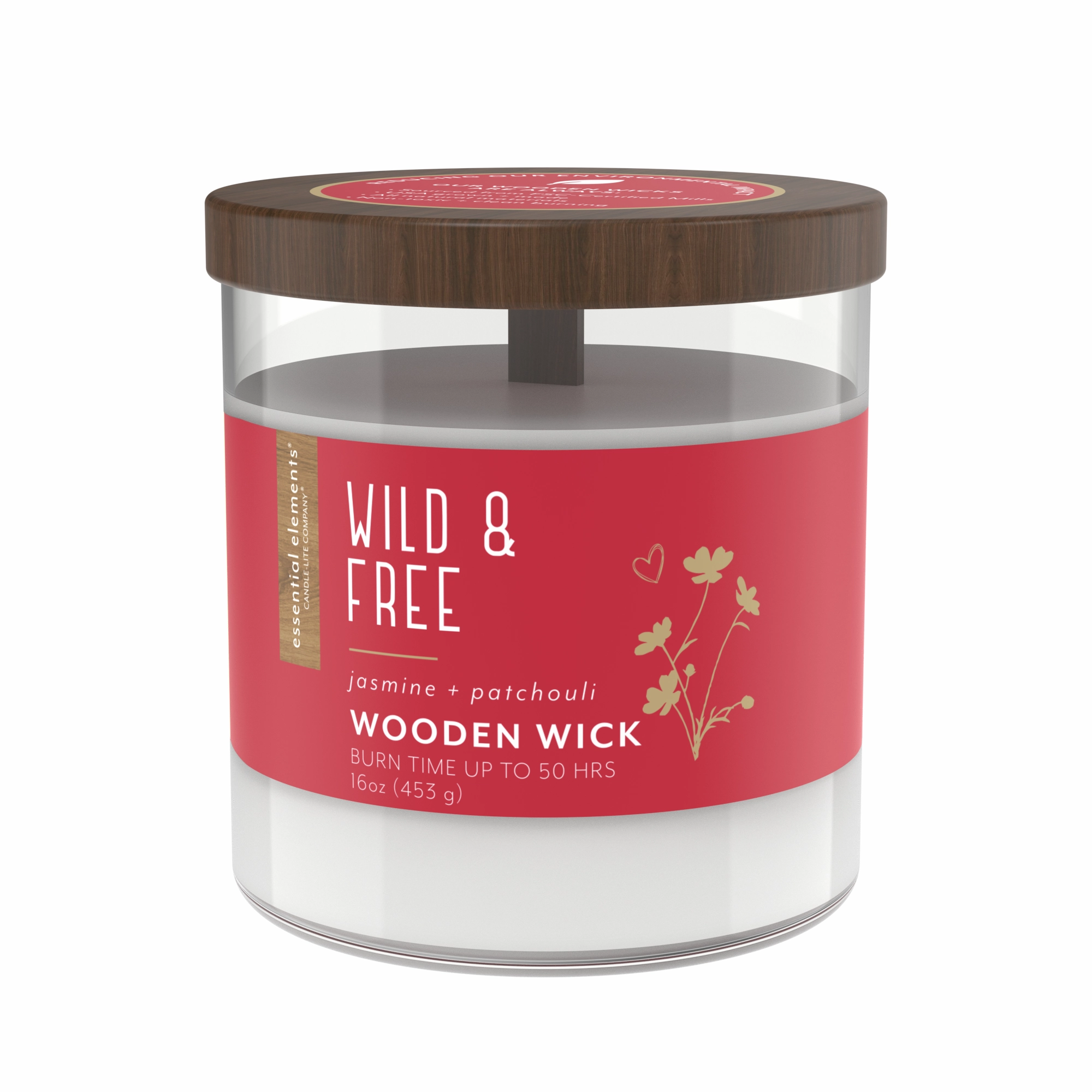 Wild & Free Wooden-Wick Jar Candle