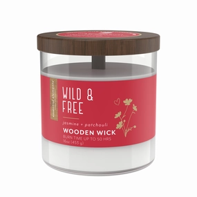 Wild & Free Wooden-Wick Jar Candle