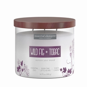 Wild Fig & Tobac 3-wick 14.75oz Jar Candle