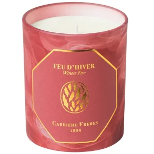 Winter Fire Candle