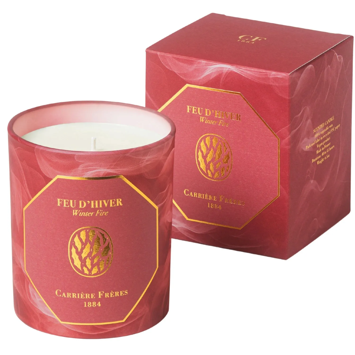 Winter Fire Candle