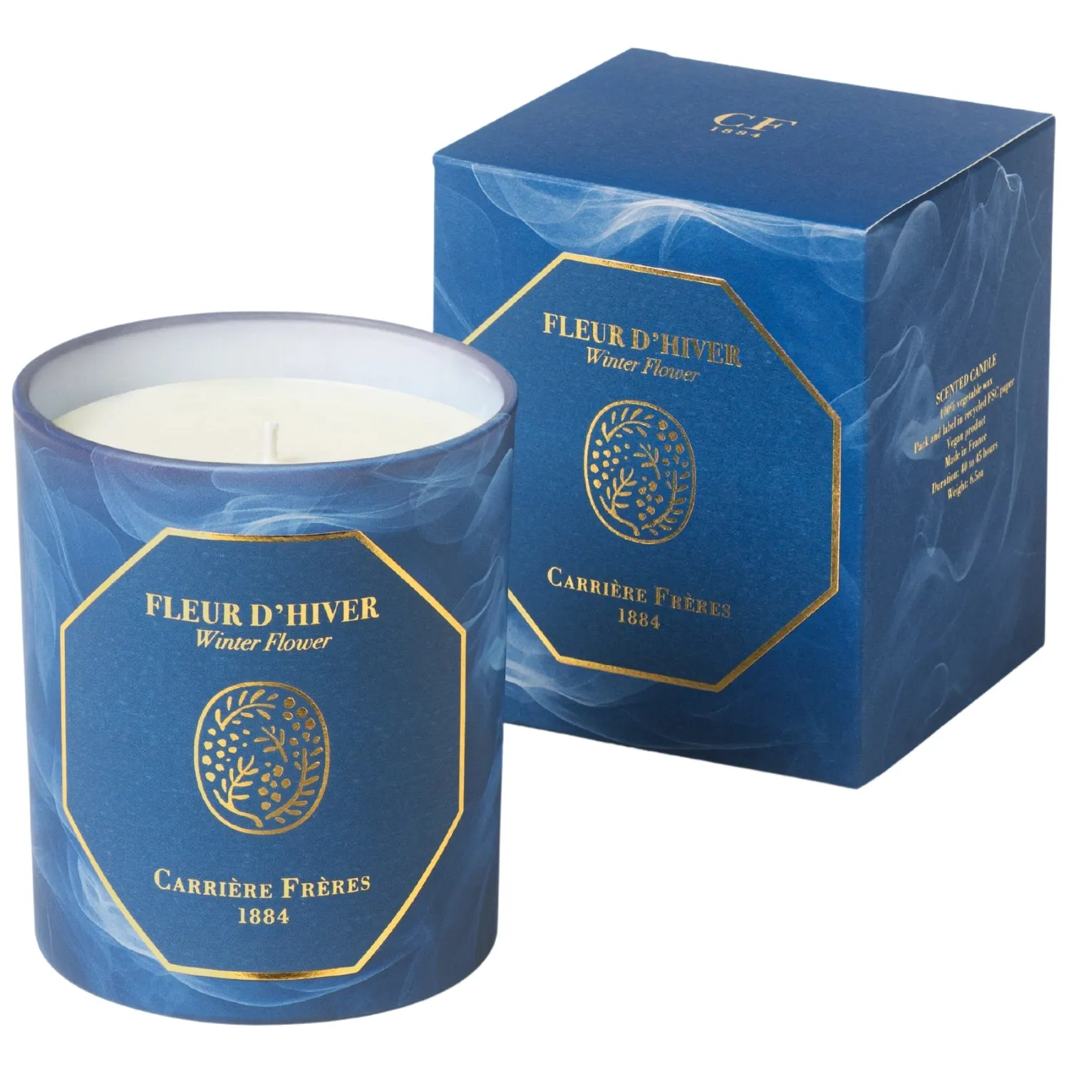 Winter Flower Candle