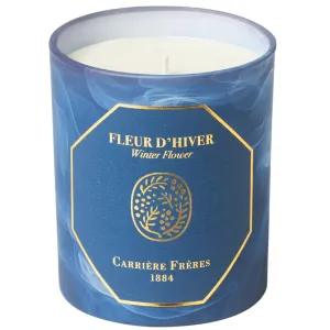 Winter Flower Candle