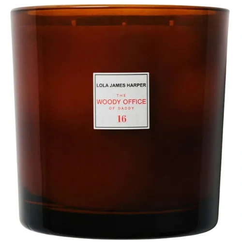 Woody Office Candle